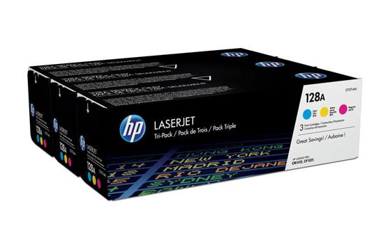 9405482 HP CF371AM HP toner Multipack CF371AM inneholder CE321A, CE322A, CE323A